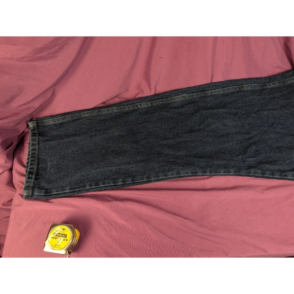 Wrangler VTG Rustler Jeans 36x30 Blue Dark Wash Regular Fit Straight 100% Cotton